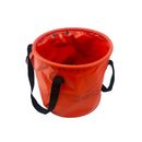 Freedom Recovery Gear Rope Bucket 12L w/Snap Lid Fire-Bucket Red