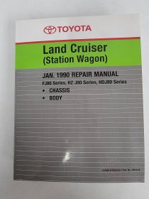 Toyota Land Crusier Body & Chassis Repair Manual   80 Series  1990-97