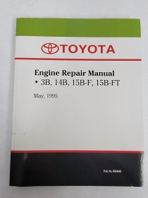 Toyota Engine Repair Manual  3BII, 14B, 15BF, 15BFT  1989-