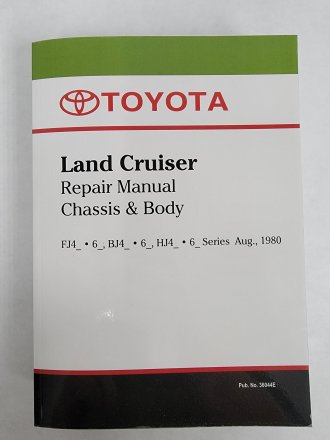 Toyota Land Cruiser Body & Chassis Repair Manual  40 & 60 Series  1980-84