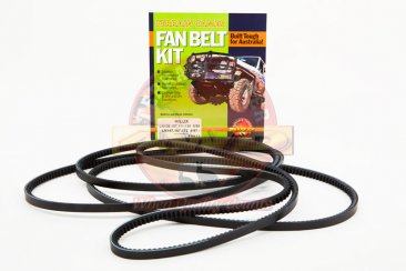 Fan Belt Kit Hilux LN106, LN107, LN111  1990-98  LN130  1989-93  3L, 2LTE, 2LT Engine